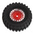 4Pcs RC Vehicle Micro Wheelset Mesh Wheels Rim Tires 55mm for AXIAL SCX24 AXI90081 AXI00001 AXI00002 1/24 RC CarRed