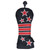 Durable Golf Wood Head Cover #5 Star Stripe Headcover Guard Scratch Proof Protection