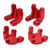 2 Pair RC Metal Front Rear Universal Shock Towers Mount for LOSI LMT 4WD Solid Axle 1/8 Monster TruckRed