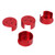 Drone Engine Motor Cover Cap Aluminum Alloy Dustproof Protective Cover for DJI Avata Red