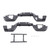 RC Plastic Mudguard Wheel Guard Fenders for Axial SCX24 AXI 90081 for SCX24 AXI00001 1/24 RC Car