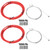 Bicycle Brake Shift Cable Line Wire Housing Set Derailleur Kits Bike AccessoriesRed