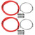 Bicycle Brake Shift Cable Line Wire Housing Set Derailleur Kits Bike AccessoriesRed
