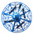 UFO Mini Hand Drone Motion Sensor Flying Ball Toys Drone with LED Light Induction Kids Drone Toys Blue Gold