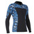 1.5MM Diving Split Swimsuit Wetsuit Sunscreen Long Sleeve for Snorkeling SurfingMan Blue M