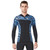 1.5MM Diving Split Swimsuit Wetsuit Sunscreen Long Sleeve for Snorkeling SurfingMan Blue M