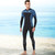 1.5MM Diving Split Swimsuit Wetsuit Sunscreen Long Sleeve for Snorkeling SurfingMan Blue M