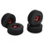 4PCS RC Car Wheel Tires Aluminum Alloy Rubber RC Negative Offset Wheels for 1/18 1/24 RC Crawler Red
