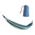 Portable Camping Hammock High Strength Indoor Outdoor Travel Lightweight HammocksBlue with Color Stripe