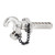 Metal Trailer Hook Accessory Spare Parts Fit for Traxxas TRX4 TRX6 SCX10 RC CrawlerSilver