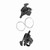 1 Pair Triple Speed Bicycle Gear Shift Derailleur Left/Right Shifter (3x9Speed)