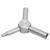Universal Triangular Wrench Multi Function Intake Valve Key Wrench Tool Stainless Steel for Shooting ToolSilver