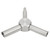Universal Triangular Wrench Multi Function Intake Valve Key Wrench Tool Stainless Steel for Shooting ToolSilver