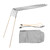 Kayak Shade Canopy Portable Foldable Boat Awning Set Kayak Canoe Sunshade Accessories Light Gray