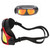 Adult Large Frame Waterproof Antifog Swimming Goggles Electroplate Plain Glass Diving Supplyred black
