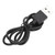 2P Smartwatch Charging Cable Magnetic Watch Charger Replacement USB Data Cable Black 4.0mm/0.2in 9.5mm/0.4in