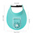 Sun Visor Hat with Fan Sun Protection Empty Top Visors Rechargeable Fan with Adjustable Speeds for Kids Adults Sky Blue