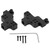 2PCS Metal Aluminum Alloy Front Suspension Bracket Shock Mount for Axial SCX24 1/24 RC CarBlack