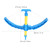 Outdoor Children Toy Archery Set ABS Bow Sucker Arrow with Score Target Children Toys Blue