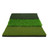 25 x 16inch Portable Golf Tri  Turf Putting Hitting Attack Practice Training Mat