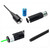 Bore Sight Kit Green Sight BoreSighter with Big Button Switch for 0.177 to 0.50 Caliber with 9 Plastic Hard Joint Adapters
