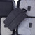 7 Set Packing Cubes Waterproof Dirt Resistant Oxford Cloth Luggage Packing Organizers for Travel Black