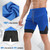 Lixada 2-in-1 Men Running Shorts with Towel Loop Quick Dry Exercise Shorts with Pockets for Training Gym Workout