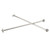 2Pcs RC Drive Shaft Steel Efficient Drivetrain Rust Resistant RC CVD Drive Shaft for ARRMA 1/5 Outcast Kraton 8s Silver