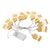 Castle LED String Lights Islam Eid Ramadan Mubarak Decorations Aesthetic Room Decor for Outdoor Tent RV Pure White Light