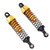 2pcs RC Car Shock Absorber 1/16 Front Rear 73mm Length Aluminum Alloy Model Truck DamperGold