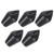 5 Pcs Archery Arrow Head Plastic Whistle Arrowhead Make Sound Archery Whistle Tip for Practice Competition