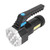 Handheld Flashlight Spotlight USB Rechargeable Multifunctional Flashlight Searchlight with Power Display for Outdoor Emergency Camping Hiking