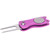 Golf Green Fork Stainless Steel Foldable Golf Divot Repair Tool with Button MagneticPink