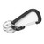 Multifunctional Aluminium Alloy Carabiner Mountaineering Lock D Buckle Outdoor Accessory Black