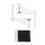 Table Tennis Net and Post Set Folding Adjustable Easy Setup Portable Table Tennis Mesh Net with Screw On Clamp for Indoor Outdoor