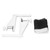 Table Tennis Net and Post Set Folding Adjustable Easy Setup Portable Table Tennis Mesh Net with Screw On Clamp for Indoor Outdoor