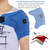 Heated Shoulder Support Brace, USB Electric Rechargeable Adjustable Heating Shoulder Pad Wrap