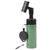 Golf Water Brush with Nylon Bristles 160ML Detachable Water Bottle Water Spray Golf Cleaning Tool with Retractable Rope Buckle for Golfers Green