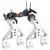 Front Rear Suspension Bracket for RGT 136100 1/10 RC Crawler Car RC Car Accessories