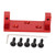 Aluminum Servo Plate Metal Servo Mount for HBX 2098B 1/24 RC Crawler Car Upgrade PartRed