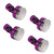 4Pcs RC Magnetic Body Post Invisible Body Shell Post Mount for 1/8 1/10 Remote Control VehiclePurple