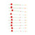 10pcs Mini Ice Fishing Rod Top Tip Pole Front End for Winter Ice Fishing Accessories