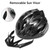 Lightweight Bicycle Helmet with Visor In-mold Mountain Road Bike Cycle Helmet Outdoor Sport Protective Helmet for Men and Women