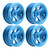 4pcs RC Car Wheel Hub Kit Aluminium Alloy for WLtoys K989 Remote Control Cars 1/28Blue