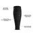 1 pair Soccer Shin Guard Socks Breathable Protective Calf Sleeves for Adults Teenagers Outdoor Sports Accessory