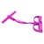 Pedal Resistance Band Multi Function Tension Rope Sit Up Pull Rope Sit Up Exercise Equipment for Home Travel Use Pink