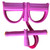 Pedal Resistance Band Multi Function Tension Rope Sit Up Pull Rope Sit Up Exercise Equipment for Home Travel Use Pink