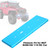 RC Battery Tray with Screw Replacement Accessory Fit for RGT EX86100 1/10 RC CarBlue 680022B