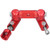 Double Side V Bar Archery Rod Stabilizer Adjustable Quick Disconnect Mount Shooting Tool Red