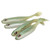 4Pcs Soft Bait T Tail Lure AR48 Swimbait 75mm 3.2g Aritificial Tackle for Fisherman Seawater Freshwater Fishingolive Color